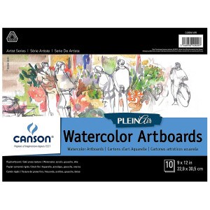 Plein Air Watercolor Artboards